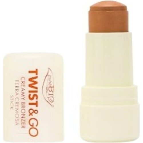 PuroBIO cosmetics Twist&amp;amp;Go kremasti bronzer u sticku 02 Biscuit 5 g Slike