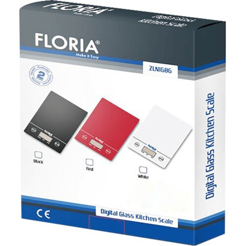Floria Kuhinjska tehtnica Floria, do 5 kg. - ZLN1685 (ZLN1686/WH) Slike
