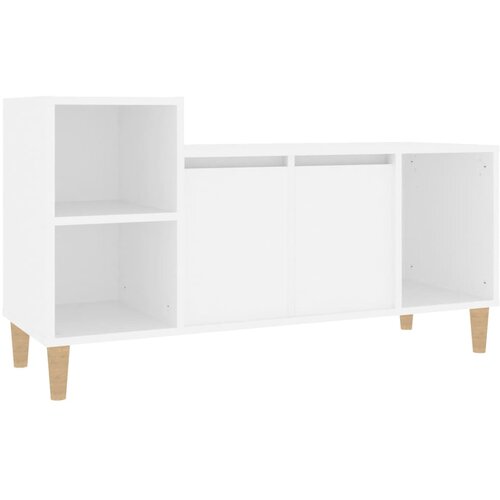 Maison Chic TV omarica - TV stojalo - Televizijska omarica bela 100x35x55 cm inženirski les, (21700988) Cene