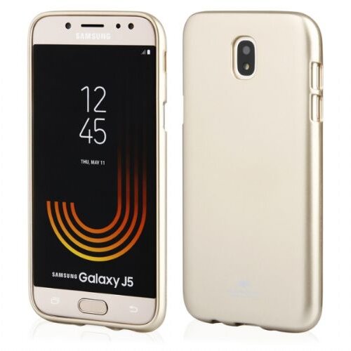 Goospery jelly tanek silikonski ovitek za samsung galaxy J3 2017 J330 - zlat Cene