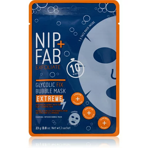 NIP+FAB Glycolic Fix Extreme maska iz platna 23 g