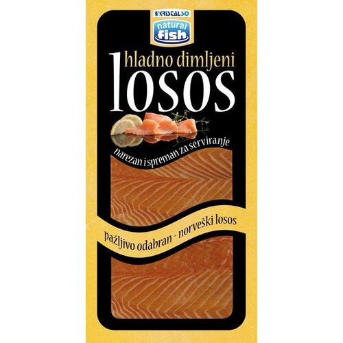 Kristal So NATURAL FISH dimljeni losos slajs 100g Cene
