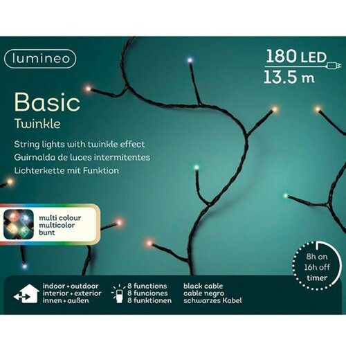Lumineo Novogodišnji ukrasi - Twinkle Multicolor 1350cm LED sijalice 180L ( 494151 ) Cene
