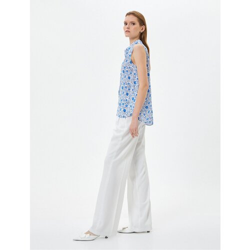 Koton Floral Shirt Sleeveless Buttoned Viscose Slike