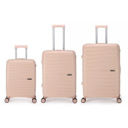 Semiline Unisex's 3-in-1 PP Suitcases Set T5795-0 Slike