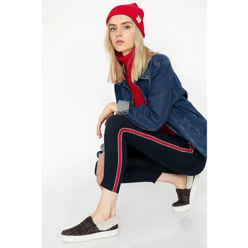 Koton Stripe Detailed Trousers