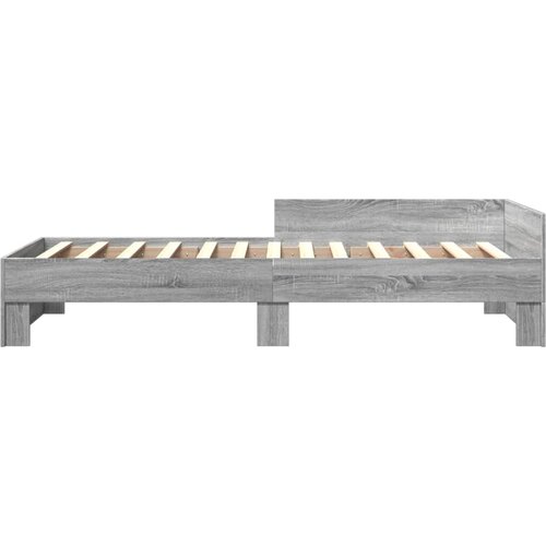  Okvir za krevet boja hrasta 90x200 cm od konstruiranog drva Slike