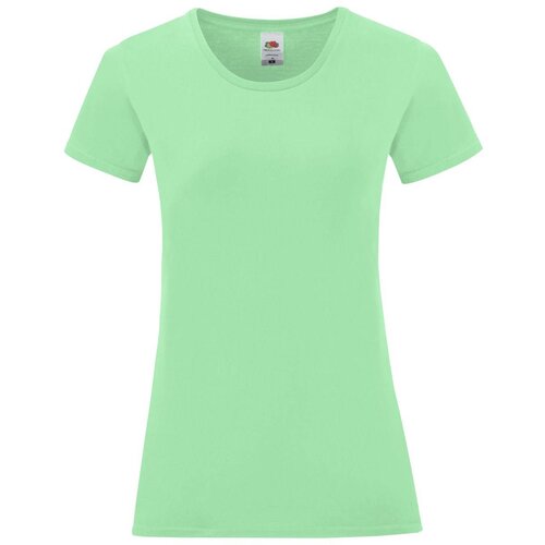 Fruit Of The Loom Iconic Women&amp;#039;s Mint T-shirt in combed cotton Slike