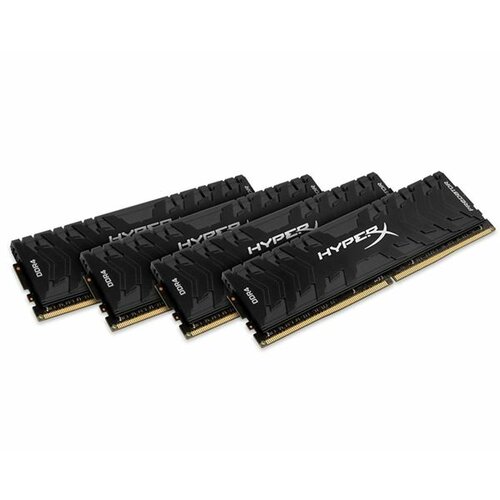 Kingston DIMM DDR4 64GB (4x16GB kit) 2400MHz HX424C12PB3K4/64 HyperX XMP Predator ram memorija Slike