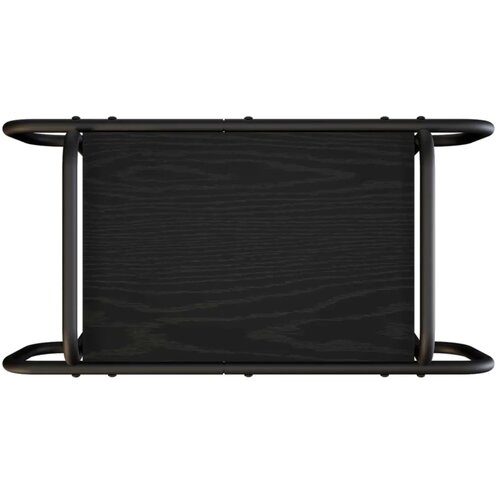  Stolić za kavu Crni hrast 60 x 30 x 51 cm Konstruirano drvo - Crni hrast 60 x 30 x 51 cm Slike