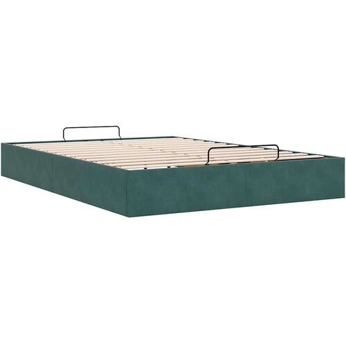 VidaXL Otomanski okvir kreveta bez madraca 140x200 cm bar&amp;scaron;unasti Slike