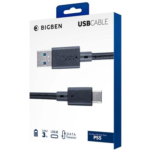 Bigben polnilni kabel USB-A na USB-C za PS5 dolžine 3 m Cene