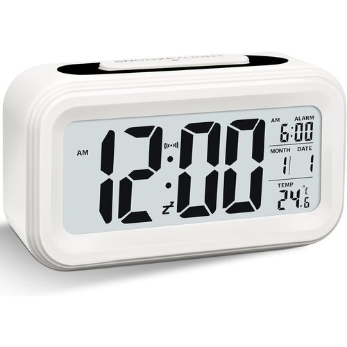 Venisymlis Digitalna Budilka, Budilka Z Led Osvetlitvijo, Tiha Potovalna Ura Na Baterije Z Velikim, (22059944) Cene