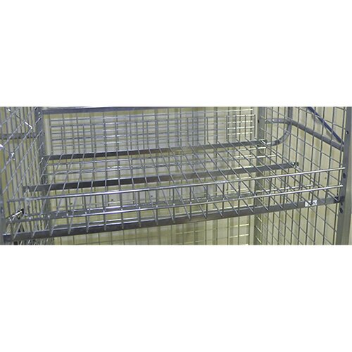 Kongamek Mrežasta polica, galvansko pocinkana izvedba, z robom, VxŠxG 100 x 1285 x 615 mm Cene