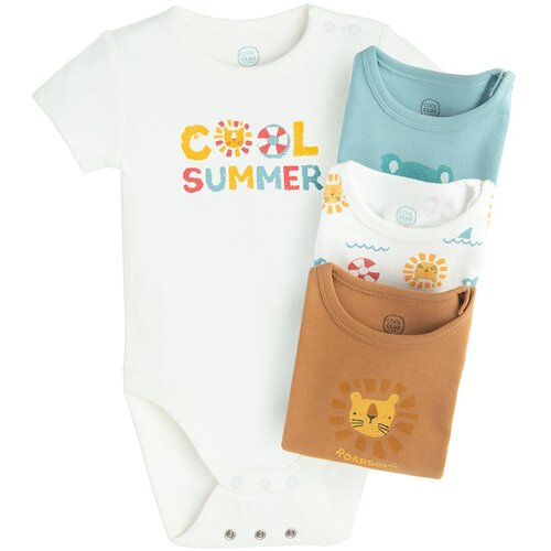 Cool club perilo bodi 4 kosi KR CCB2802463-00 F večbarvno 80 Cene