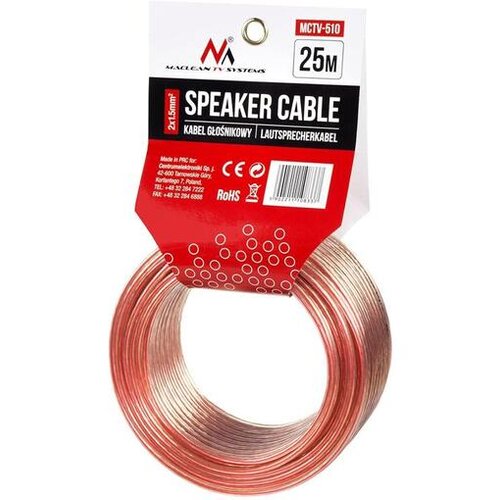 Maclean kabel za zvočnike 2 x 1,5mm2 25m MCTV-510 Cene