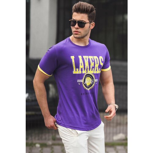 Madmext Men's Purple T-Shirt 5201 Cene