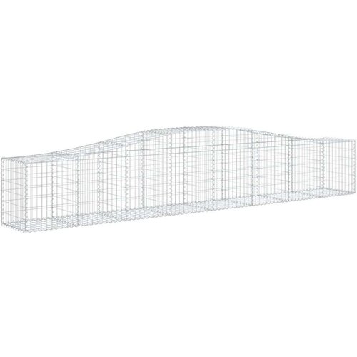  Lučne gabionske košare 4 kom 400x50x60/80 cm pocinčano željezo Cijene