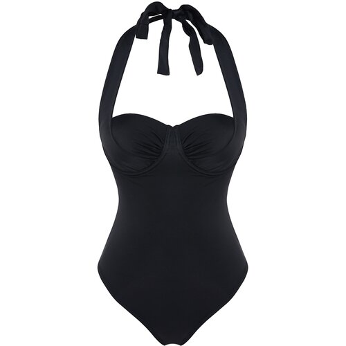 Trendyol swimsuit - Black - Plain Cene