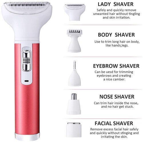 GOLDWAY komplet Epilator Orodje za odstranjevanje dlak Prirezovalnik dlak na telesu Rezalnik Brivnik Električni brivnik USB Naprava za odstranjevanje, (21978801) Slike