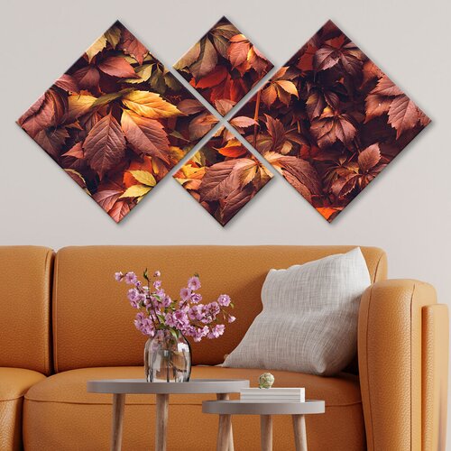 Wallity slika 4MDF486090697, 60x115 cm, 4 dijela Cijene