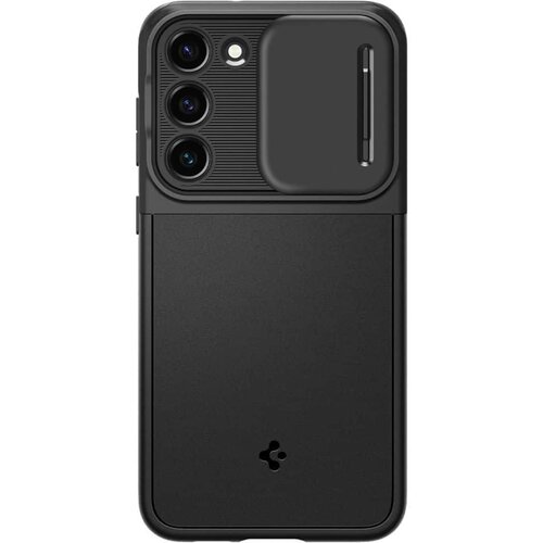 Spigen Optik Armor za Samsung Galaxy S23 &amp;ndash; crna Slike