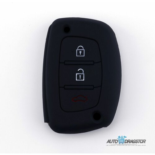 888 Car Accessories silikonska navlaka za ključeve crna hyundai APT1007.02.B Cene
