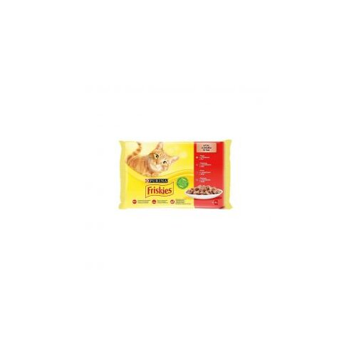 Purina sosići za odrasle mačke friskies, meso, 4x85g Cene