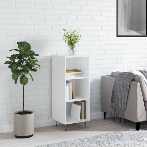  Komoda sjajna bijela 34,5 x 32,5 x 90 cm od konstruiranog drva Cene
