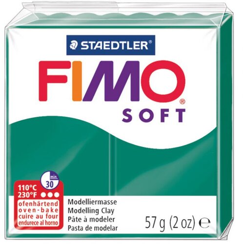  MASA ZA MODELIRANJE 57G FIMO SOFT STAEDTLER 8020-56 EMERALD ZELENA Cene