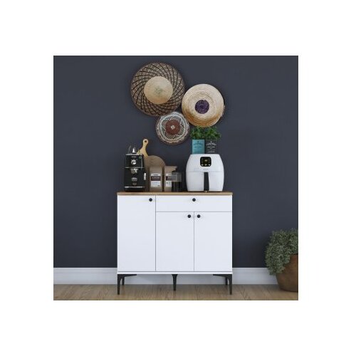Hanah home JE194 - 3803 WalnutWhite Coffee Stand Cene