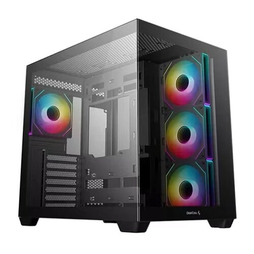DeepCool CG530 4F ATX Micro ATX ITX 4x120mm ARGB ventilatora 360mm radiator GPU do 410mm Slike