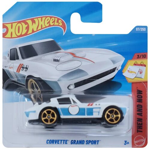 Mattel hot wheels: corvette grand sport bijeli vintage autić 1/64 - Cijene