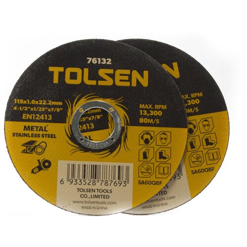 Tolsen Brusno rezna ploča 115x1x22 mm Slike