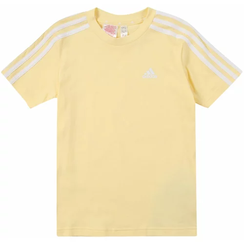 ADIDAS SPORTSWEAR Funkcionalna majica rumena / bela