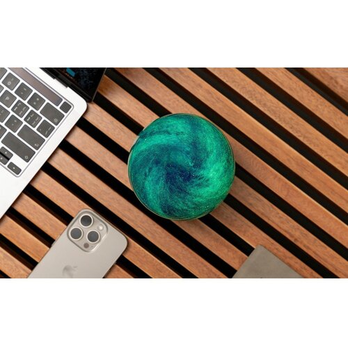 Gingko LED namizna svetilka v temni naravni barvi s steklenim senčilom (vi&amp;scaron;ina 13 cm) Galaxy Breeze &amp;ndash; Slike