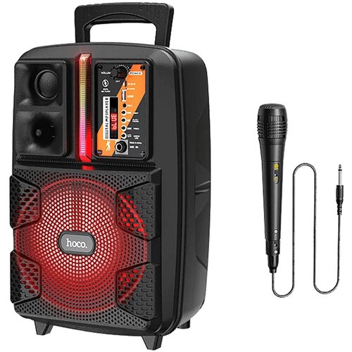 Hoco BS37 Dancer zvučnik sa mikrofonom, Bluetooth konekcija, FM, USB, AUX, crni Cijene