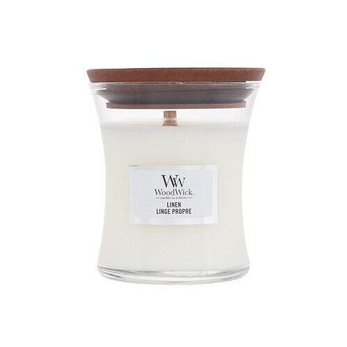 WoodWick Linen mirisna svijeća 85 g Cijene