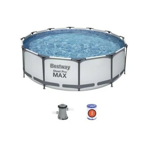 Bestway bazen za dvorište sa pumpom 3,66 m x 76 cm steel pro max Slike