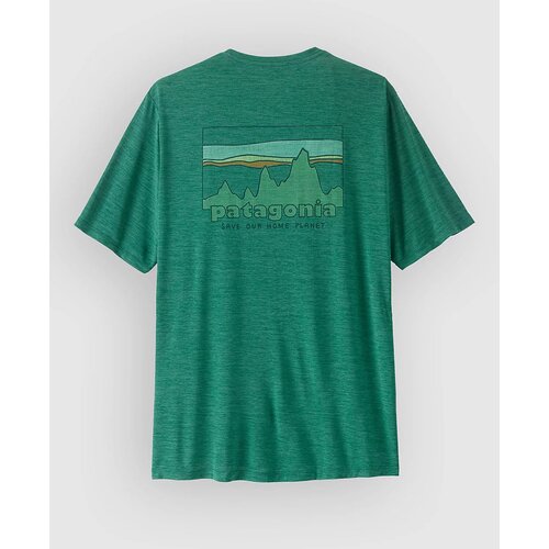 Patagonia Cap Cool Daily - &amp;#039;73 Skyline T-shirt gem green / light xdye Slike