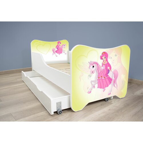 Happy Kitty dečiji krevet + fioka pony 160x80cm Slike