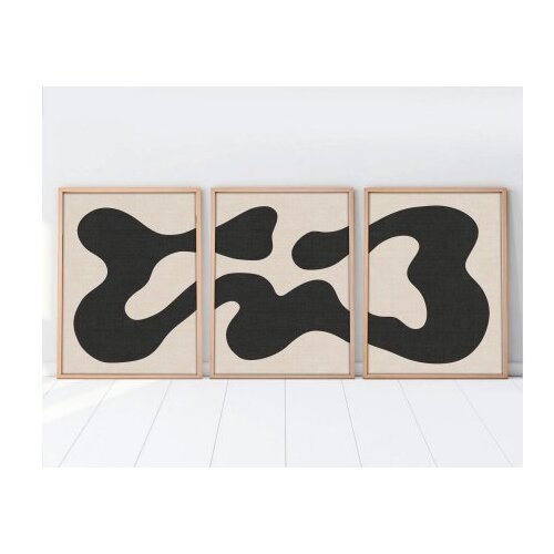 Wallxpert Uramljena slika Huhu199, 35x50 cm , 3 dijela Slike