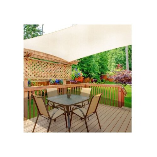  MultiGarden Pravougaono solarno jedro 2x3m Beige, MultiGarden 19193B BEIGE Cene
