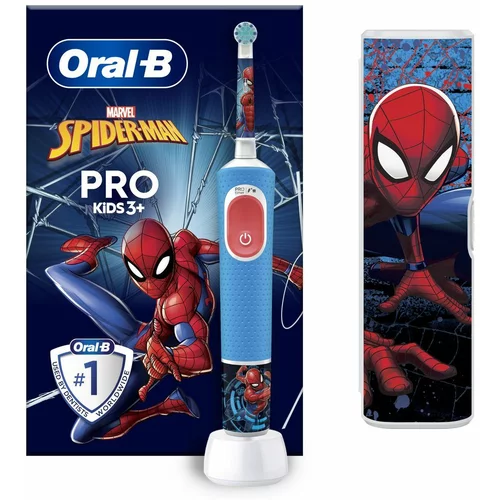 Oral-b Pro Kids 3+ Spiderman+putna torbica