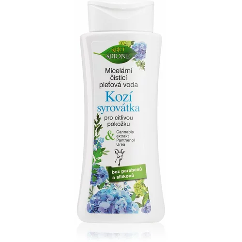 Bione Cosmetics Kozí Syrovátka nežna čistilna micelarna voda za občutljivo kožo 255 ml