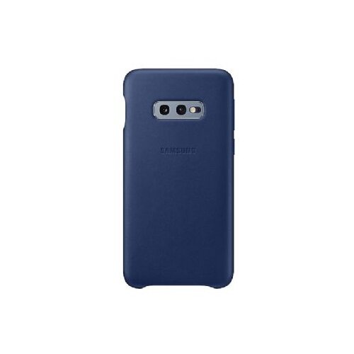 Samsung original usnjen ovitek EF-VG970LNE za Galaxy S10e G970 - zaščita zadnjega dela - navy modra Cene