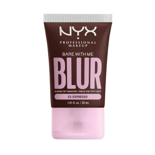 NYX Professional Makeup Bare With Me Blur Tint Foundation puder mješovita 30 ml Nijansa 23 espresso