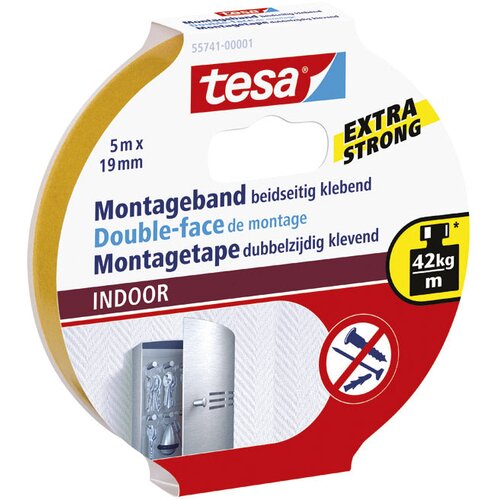 Traka LJEPLJIVA OBOSTRANA 19MM/5M SPUŽVASTA INDOOR TESA 55741 BLISTER Cene