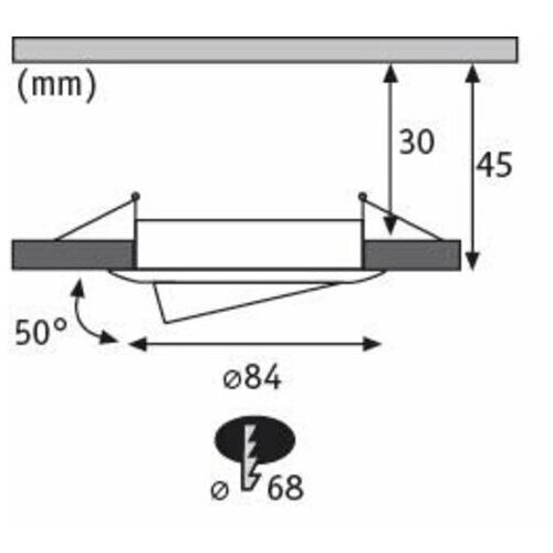 PAULMANN 94472 - KOMPLET 3xLED/6W IP23 Prigu&amp;scaron;iva kupatilska svetiljka NOVA 230V Slike
