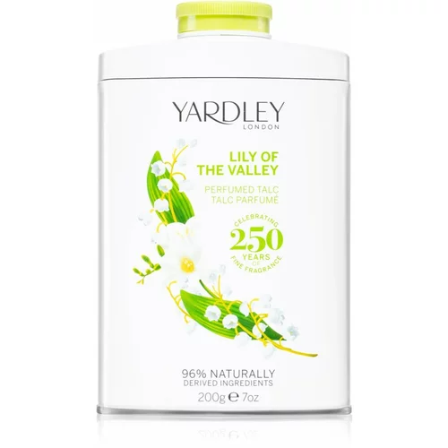 Yardley Lily Of The Valley odišavljen puder 200 g